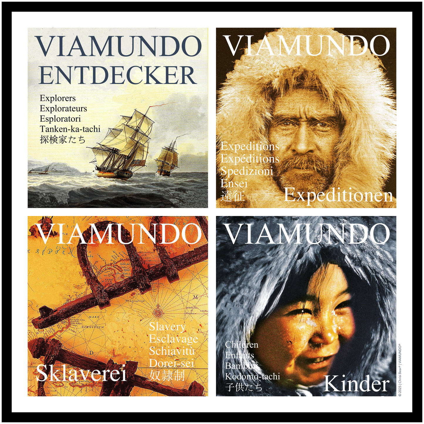 Menschheit | 70x70 cm