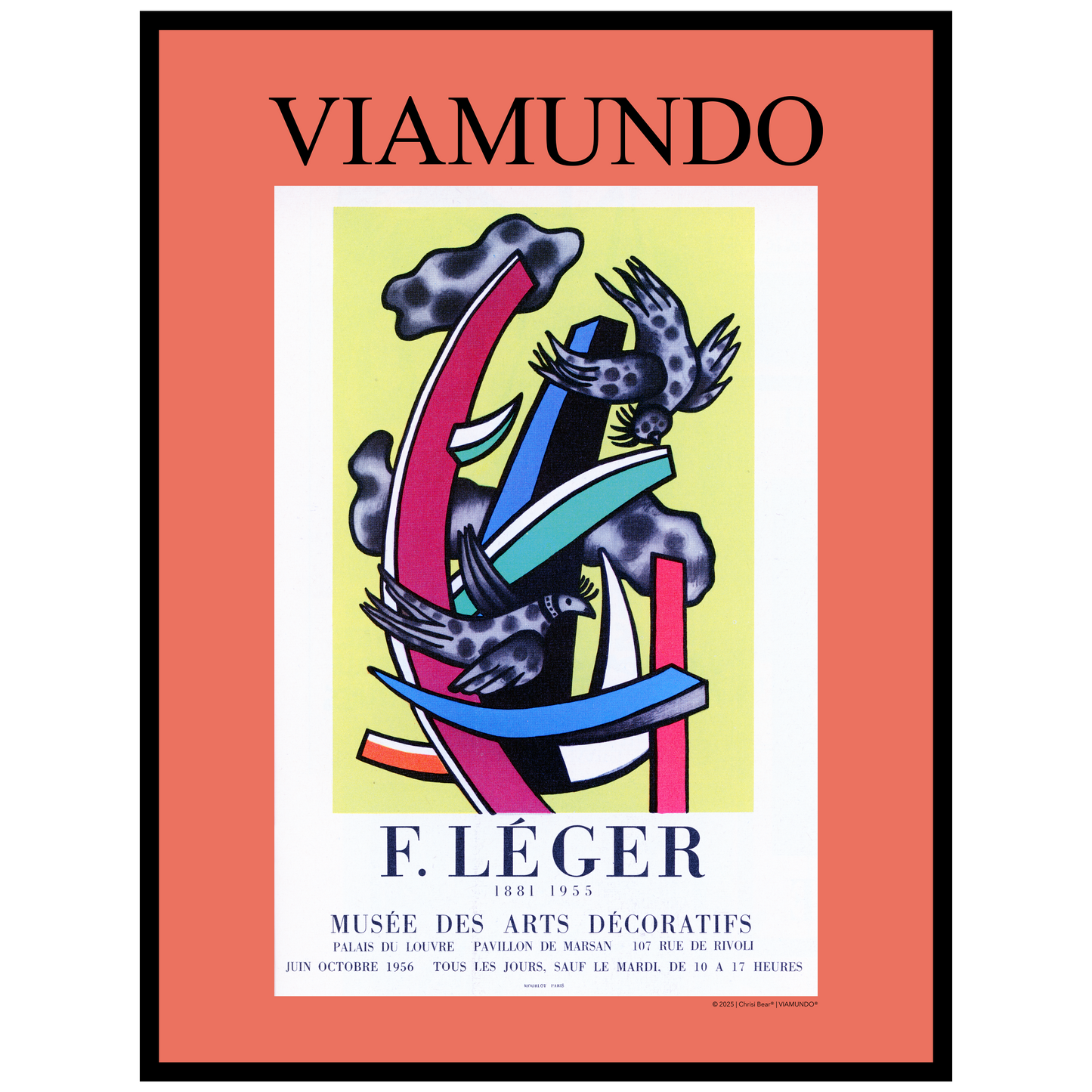 F. Léger „MUSÉE DES ARTS DÉCORATIVES 1956“ | 60x80 cm