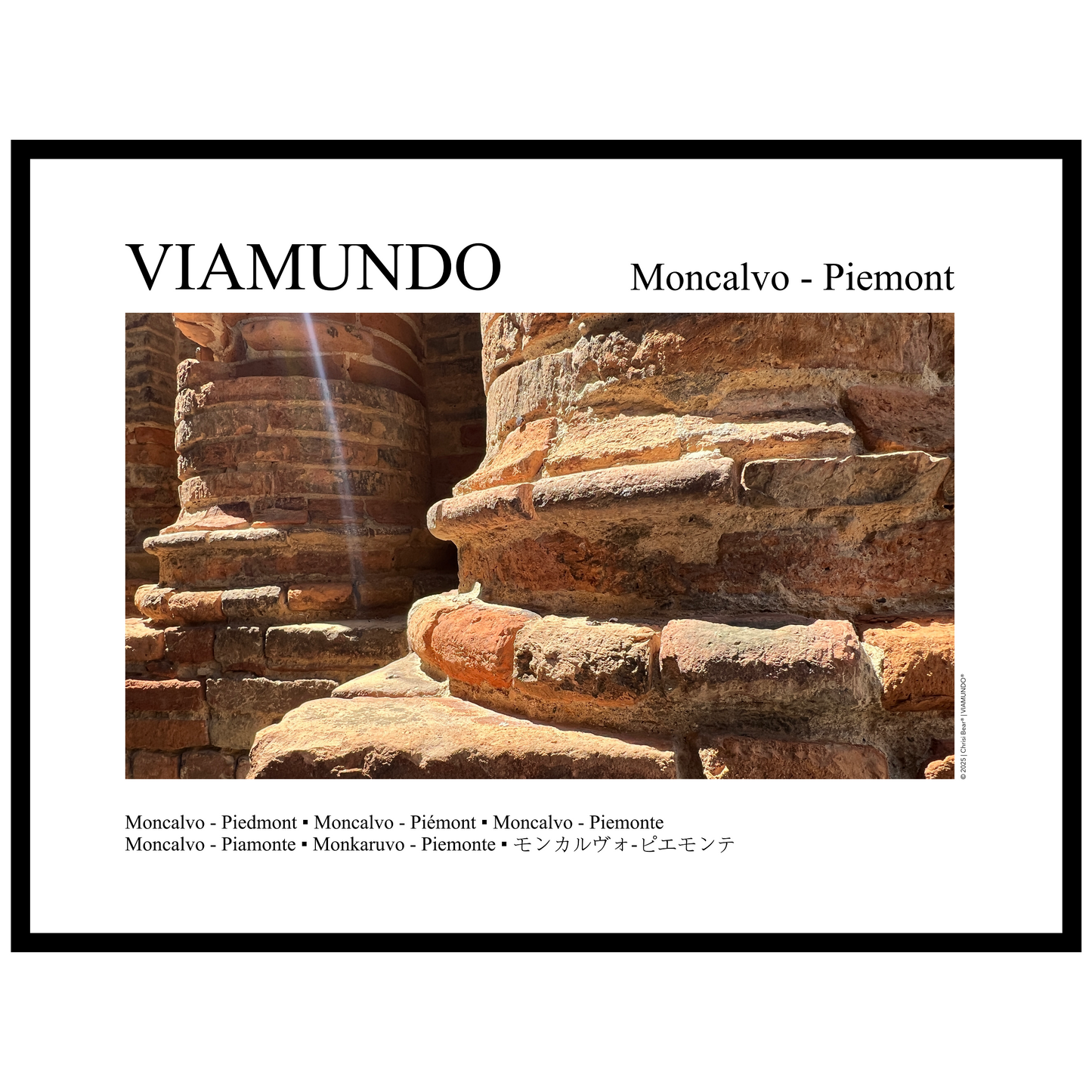 Moncalvo - Piemont | 80x60 cm