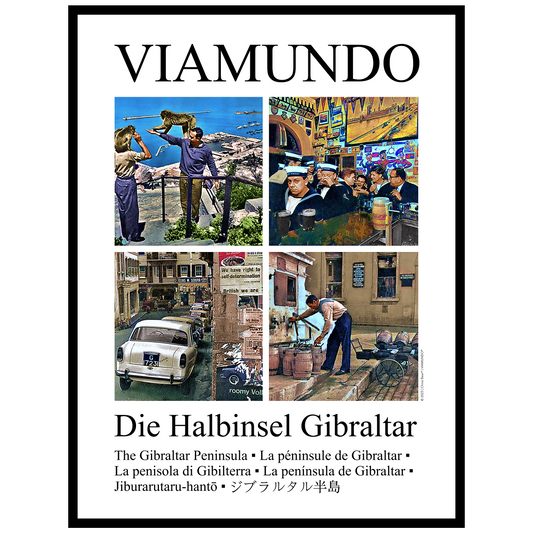 Die Halbinsel Gibraltar | 60x80 cm