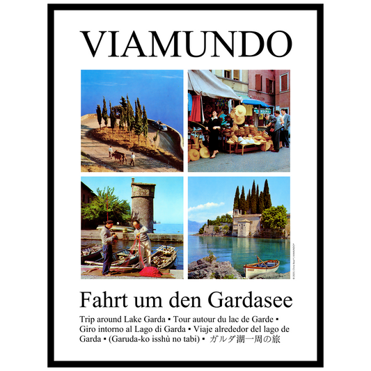 Fahrt um den Gardasee | 60x80 cm