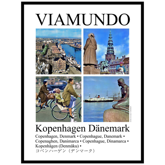 Kopenhagen Dänemark | 60x80 cm
