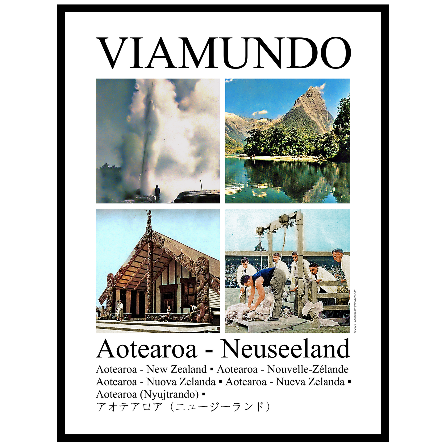 Aotearoa - Neuseeland | 60x80 cm