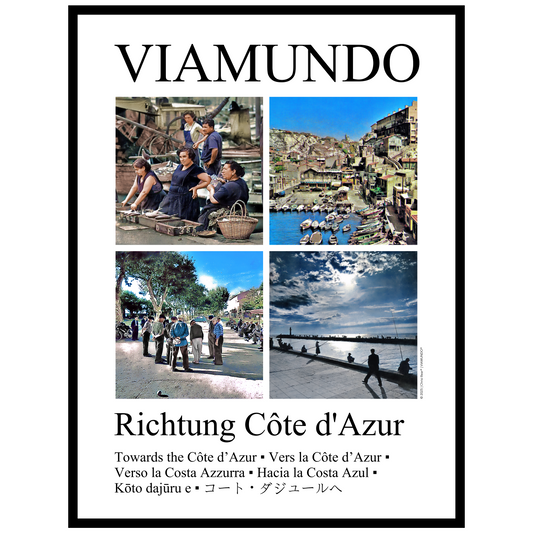 Richtung Côte d'Azur | 60x80 cm