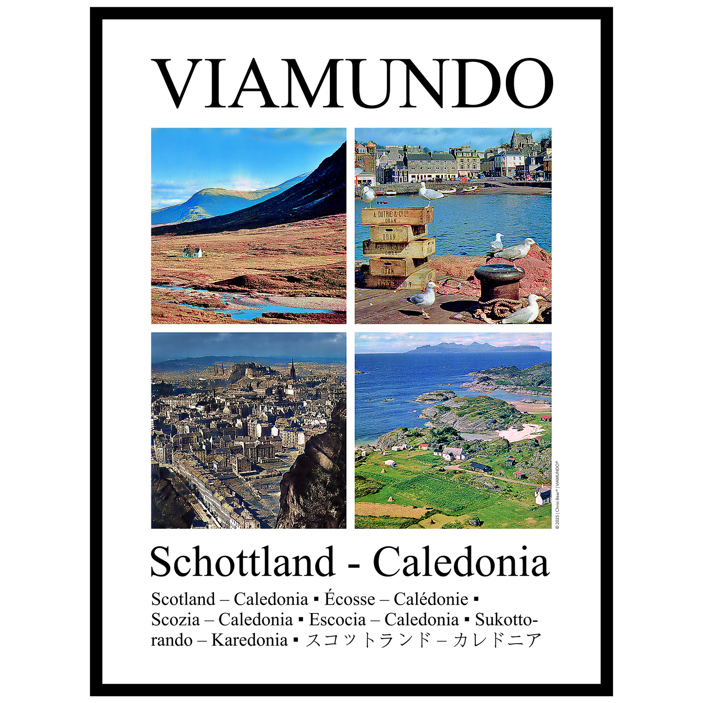 Schottland - Caledonia | 60x80 cm